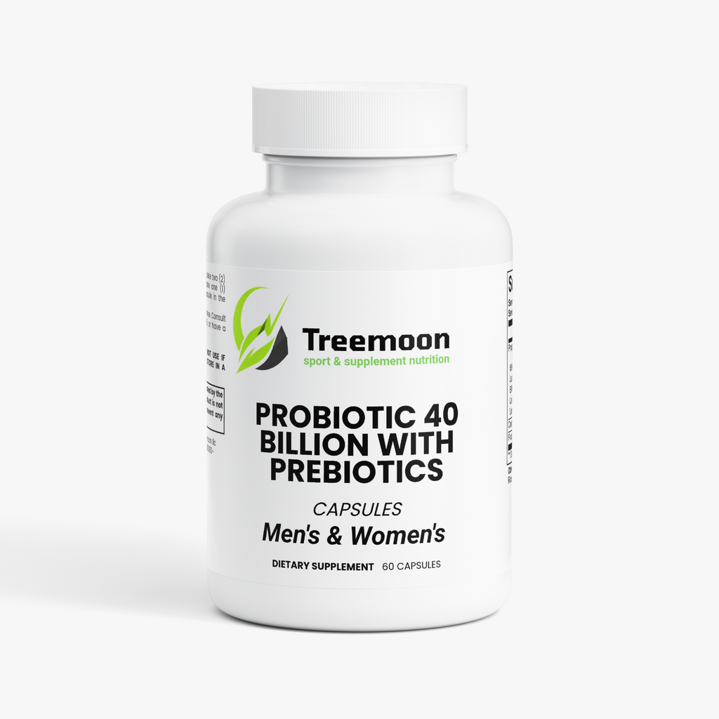 Probiotic 40 Billion with Prebiotics – Digestive & Metabolic Support (60 Capsules) – product view 2