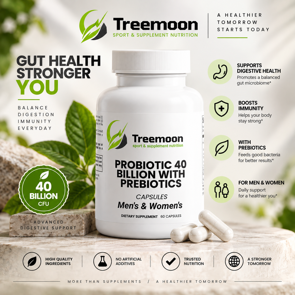 Probiotic 40 Billion with Prebiotics – Digestive & Metabolic Support (60 Capsules) – product view 6
