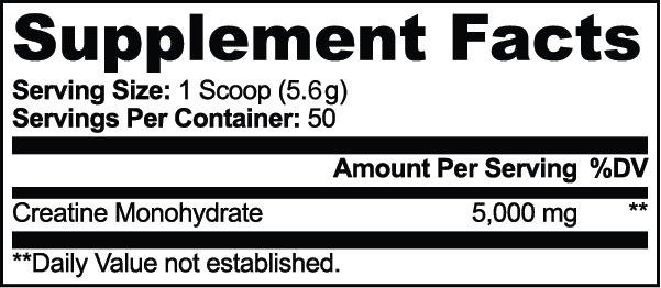 Treemoon Creatine Monohydrate (unflavored) – product view 6